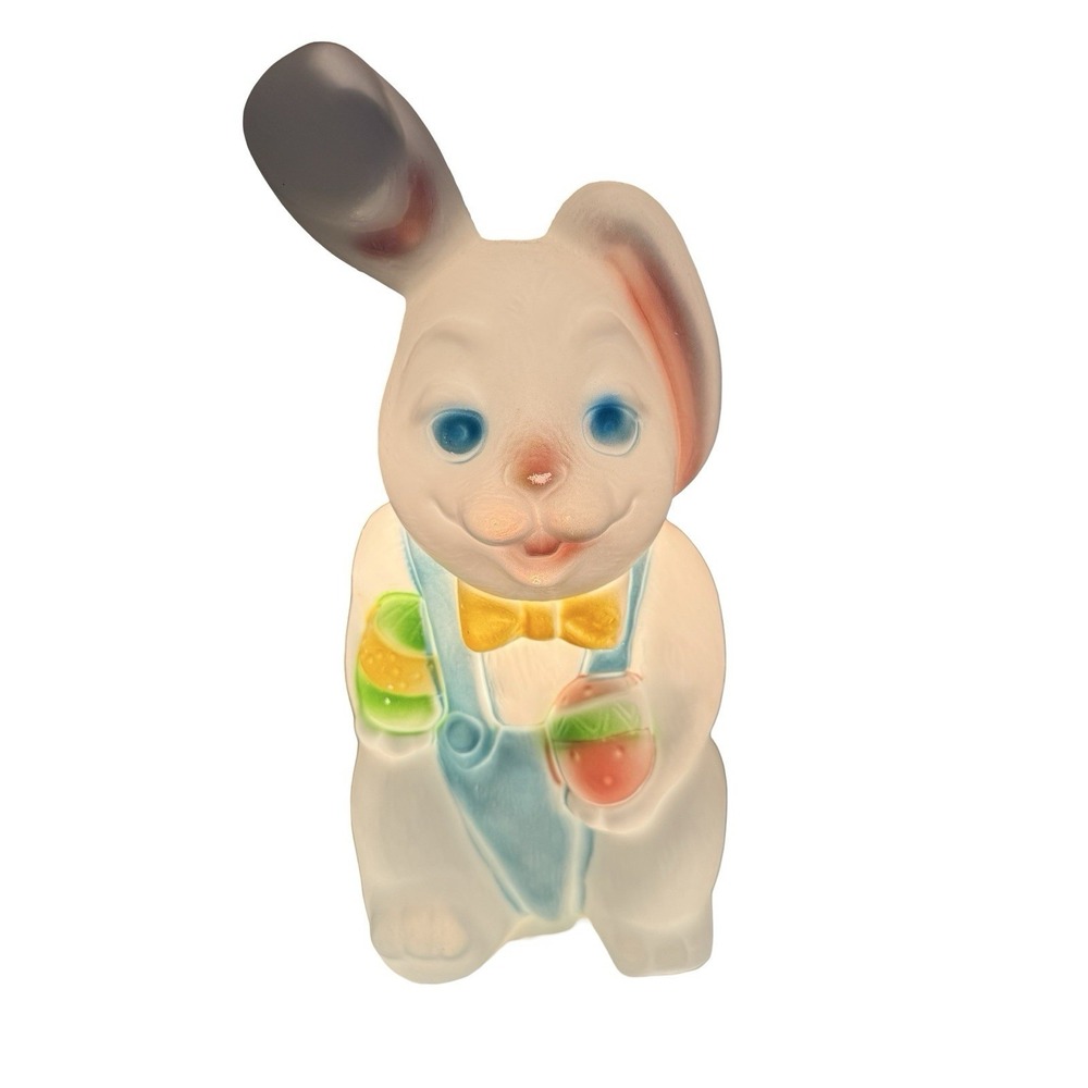 Vintage Empire Easter Bunny Blow Mold 15" Carolina Enterprises Rabbit w/‎ Egg